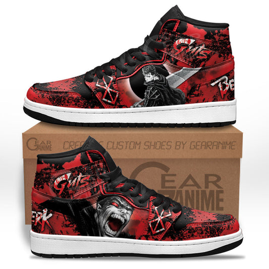 Guts Sneakers Berserk Custom Anime Shoes for OtakuGear Anime
