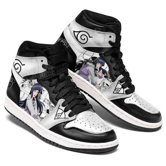 Hinata Hyuga Sneakers Custom Anime Shoes Mix MangaGear Anime
