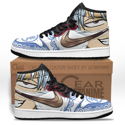Gintoki Sakata Sneakers Gintama Custom Anime Shoes for OtakuGear Anime