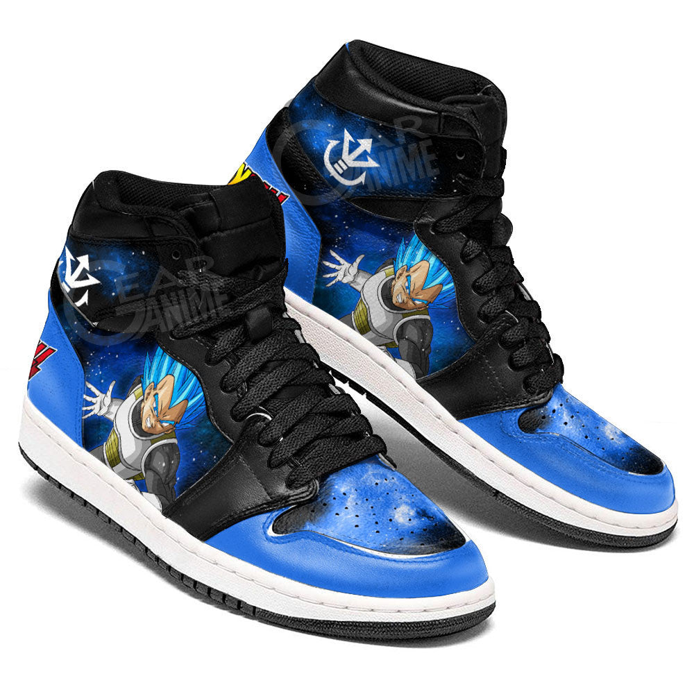Vegeta Blue Sneakers Custom Dragon Ball Anime Shoes Mix GalaxyGear Anime