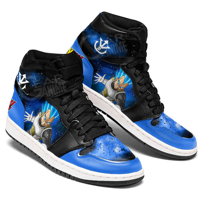 Vegeta Blue Sneakers Custom Dragon Ball Anime Shoes Mix GalaxyGear Anime