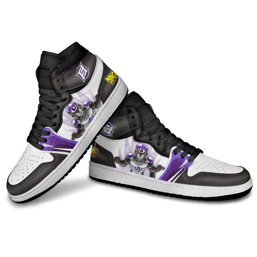 Black Frieza J1 Sneakers - Custom Anime Design
