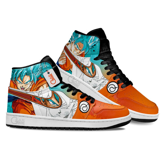 Goku Blue Shoes DB Anime Custom Sneakers MN2102 Gear Anime