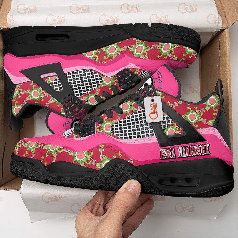 Boa Hancock J4 Sneakers Anime Personalized Shoes MN2903 - Gear Anime