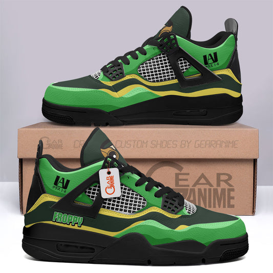 Tsuyu Asui J4 Sneakers MHA Anime Personalized Shoes MN2903 - Gear Anime