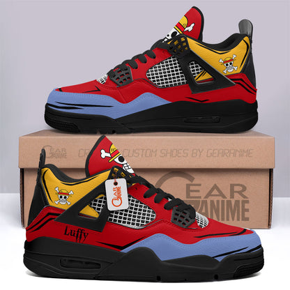 Monkey D. Luffy Sneakers Anime Personalized Shoes MV1204 - Gear Anime
