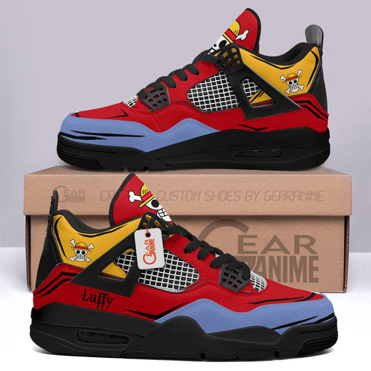 Monkey D. Luffy Sneakers Anime Personalized Shoes MV1204 - Gear Anime