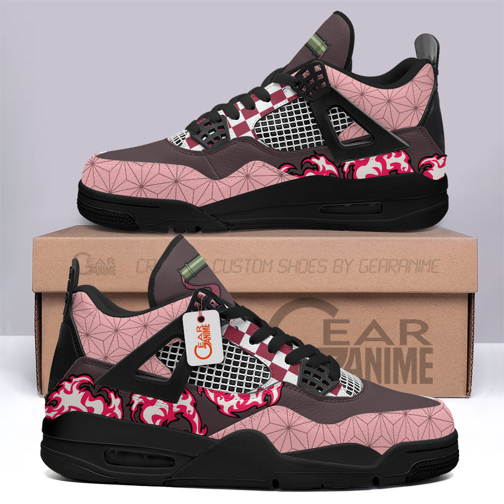 Nezuko Kamado J4 Sneakers Custom Anime Shoes MN2903 - Gear Anime