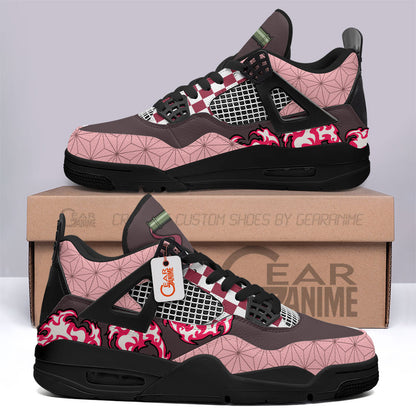 Nezuko Kamado J4 Sneakers Custom Anime Shoes MN2903 - Gear Anime