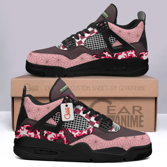 Nezuko Kamado J4 Sneakers Custom Anime Shoes MN2903 - Gear Anime