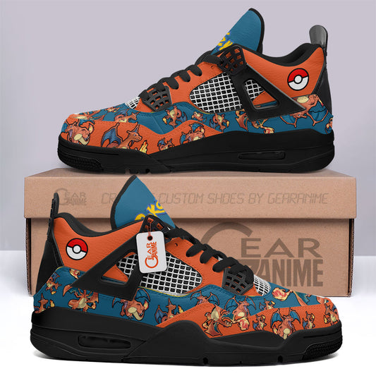 Pokemon Charizard J4 Sneakers Custom Anime Shoes MN3103 - Gear Anime