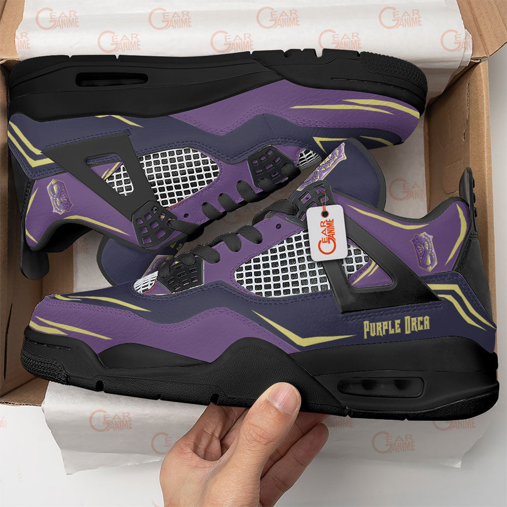 Purple Orca Sneakers Anime Personalized Shoes MV1204 - Gear Anime
