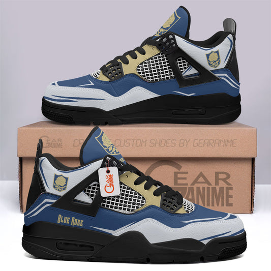 Blue Rose Sneakers Anime Personalized Shoes MV1204 - Gear Anime