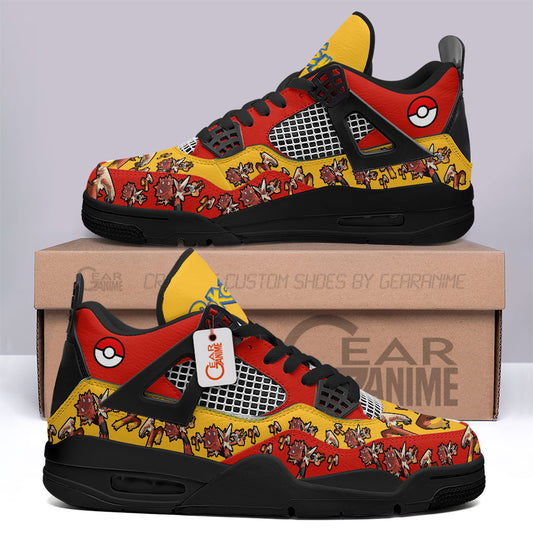 Pokemon Blaziken J4 Sneakers Custom Anime Shoes MN3103 - Gear Anime