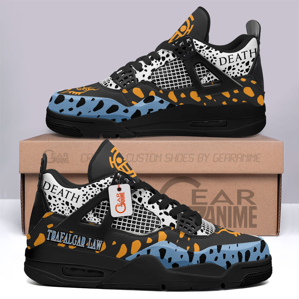 Trafalgar D. Law J4 Sneakers Anime Personalized Shoes MN2903 - Gear Anime