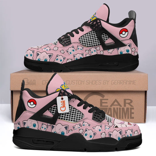 Pokemon Jigglypuff J4 Sneakers Custom Anime Shoes MN3103 - Gear Anime