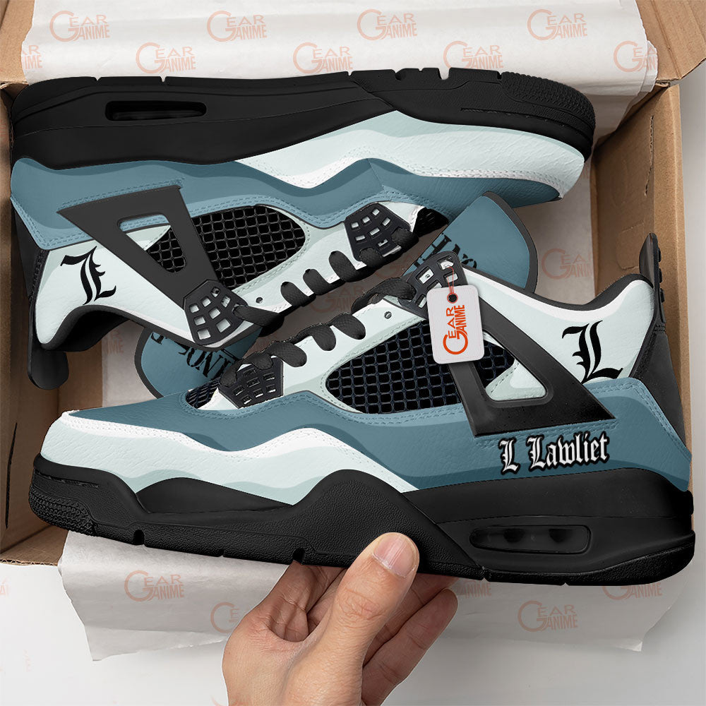 L Lawliet Anime Sneakers Personalized Shoes MN2903 - Gear Anime