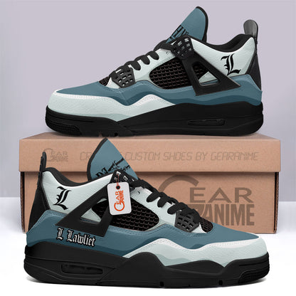 L Lawliet Anime Sneakers Personalized Shoes MN2903 - Gear Anime
