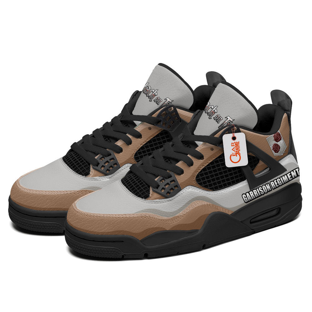 Garrison Regiment J4s Sneakers Anime Custom