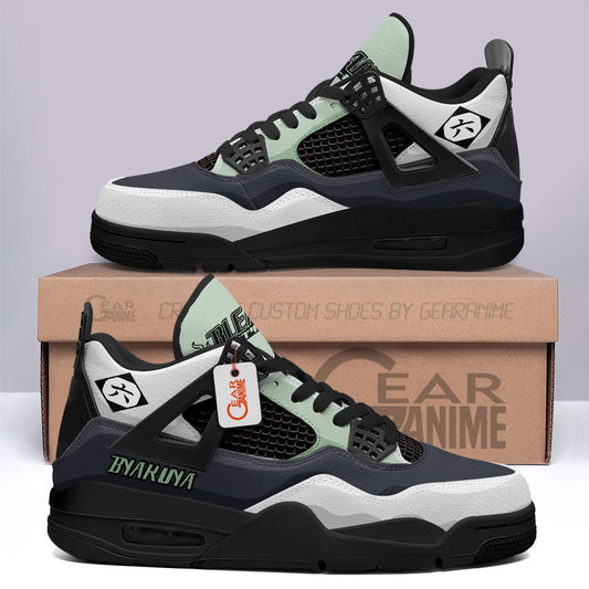 Byakuya Kuchiki Anime Sneakers Custom Personalized Shoes MN2903 - Gear Anime