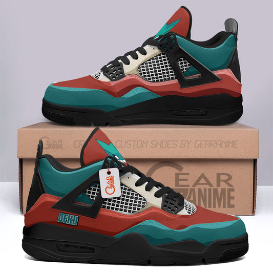 Deku J4 Sneakers MHA Anime Personalized Shoes MN2903 - Gear Anime