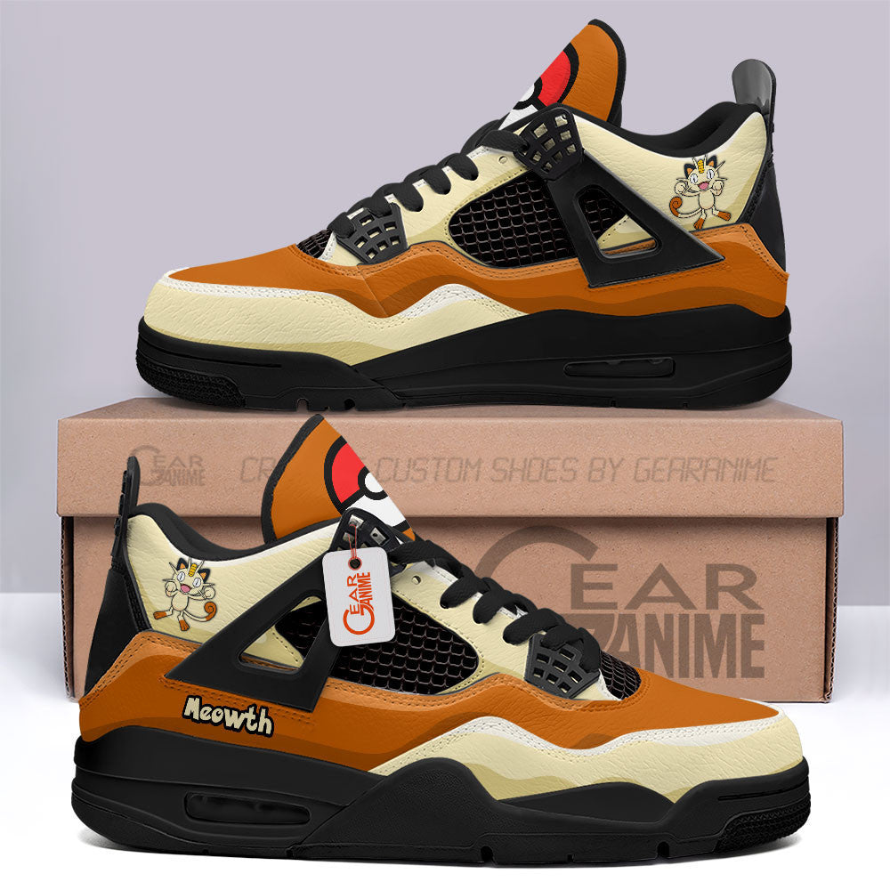 Meowth Anime Sneakers Custom Personalized Shoes MN2903 - Gear Anime