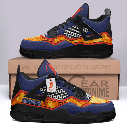 Enji Todoroki J4 Sneakers MHA Anime Personalized Shoes MN2903 - Gear Anime