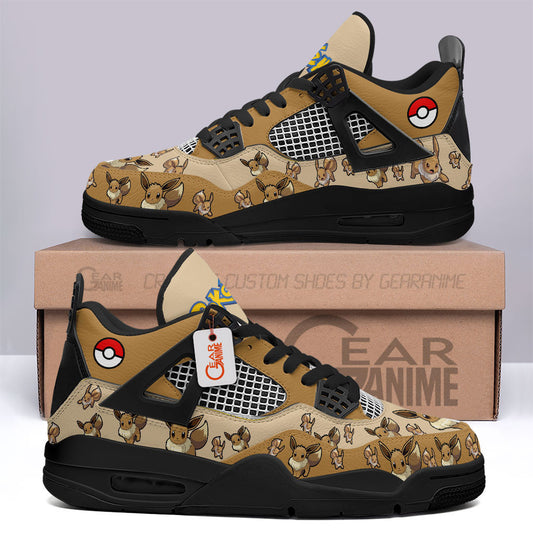 Pokemon Eevee J4 Sneakers Custom Anime Shoes MN3103 - Gear Anime