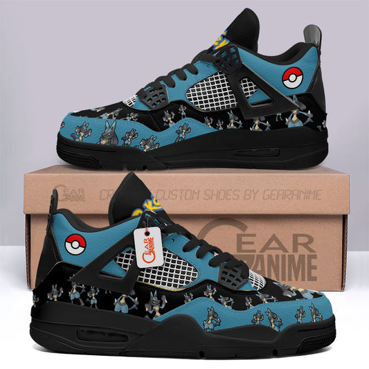 Pokemon Lucario J4 Sneakers Custom Anime Shoes MN3103 - Gear Anime