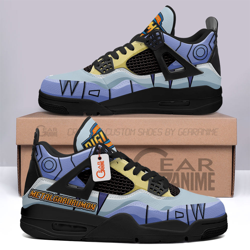 Metalgarurumon Anime Sneakers Digimon Custom Personalized Shoes MN2903 - Gear Anime
