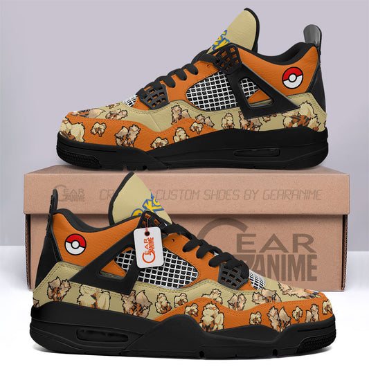 Pokemon Arcanine J4 Sneakers Custom Anime Shoes MN3103 - Gear Anime