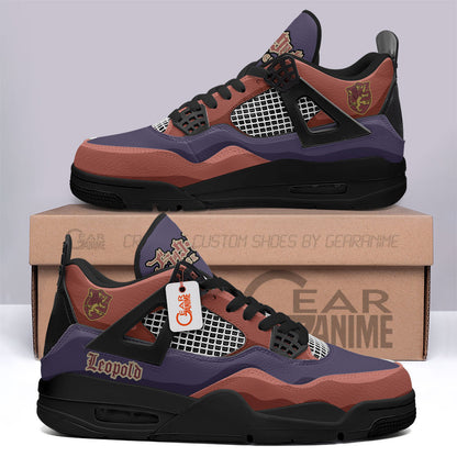 Leopold Vermillion Sneakers Anime Personalized Shoes MN2903 - Gear Anime