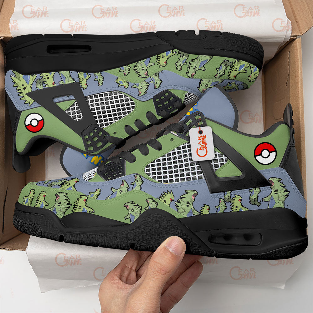 Pokemon Tyranitar J4 Sneakers Custom Anime Shoes MN3103 - Gear Anime