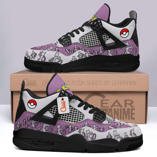 Pokemon Mewtwo J4 Sneakers Custom Anime Shoes MN3103 - Gear Anime
