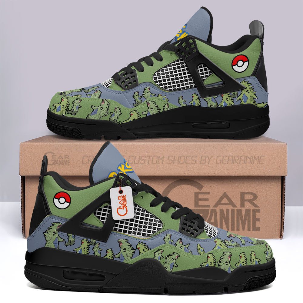 Pokemon Tyranitar J4 Sneakers Custom Anime Shoes MN3103 - Gear Anime