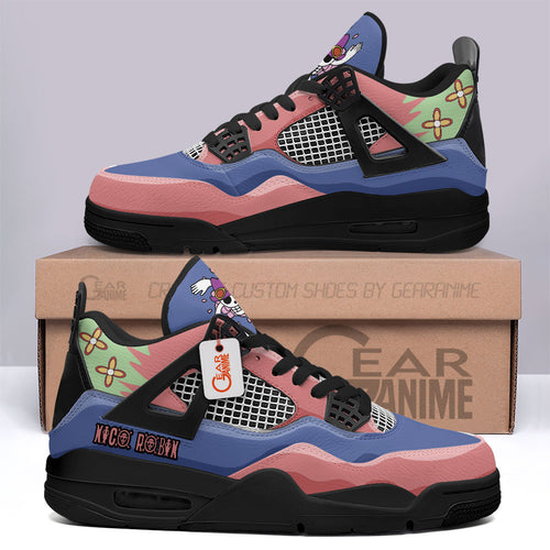 Nico Robin J4 Sneakers Anime Personalized Shoes MN2903 - Gear Anime