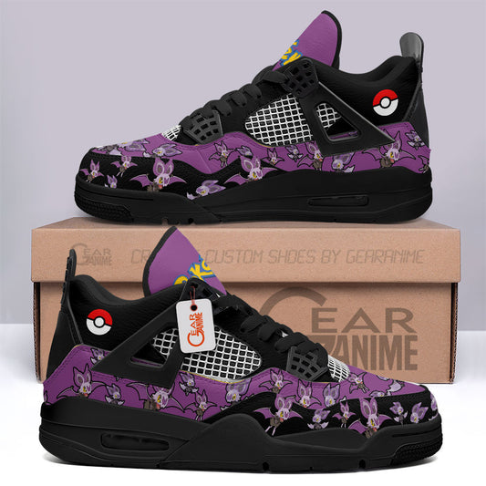 Pokemon Noibat J4 Sneakers Custom Anime Shoes MN3103 - Gear Anime