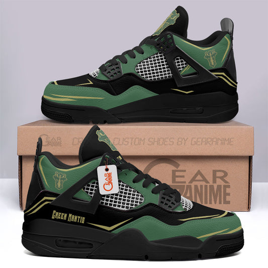 Green Mantis Sneakers Anime Personalized Shoes MV1204 - Gear Anime