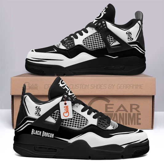 Black Dragon Gang Sneakers Anime Personalized Shoes MV1204 - Gear Anime