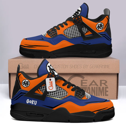 Goku Kanji Sneakers Anime Personalized Shoes MV1104 - Gear Anime