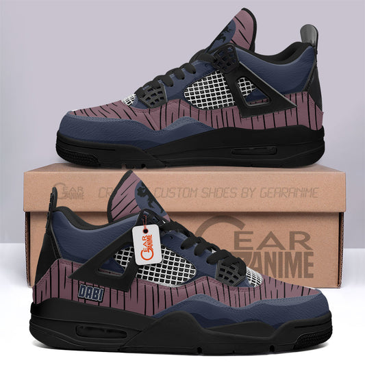 Dabi J4 Sneakers MHA Anime Personalized Shoes MN2903 - Gear Anime