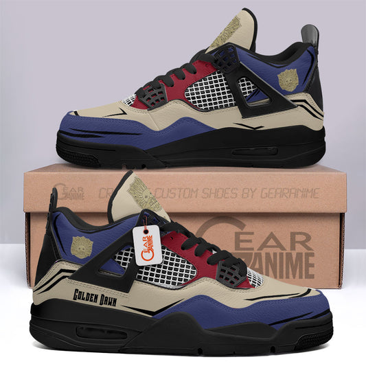 Golden Dawn Sneakers Anime Personalized Shoes MV1204 - Gear Anime