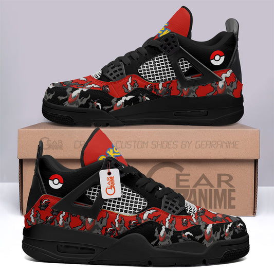 Pokemon Darkrai J4 Sneakers Custom Anime Shoes MN3103 - Gear Anime