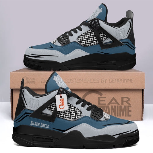 Silver Eagle Sneakers Anime Personalized Shoes MV1204 - Gear Anime