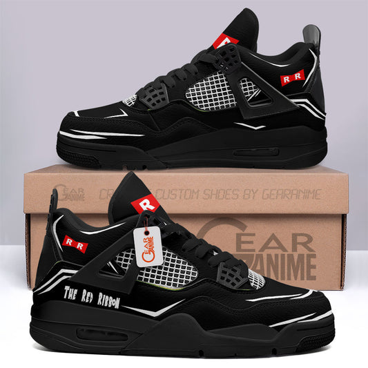 Red Ribbon Army Sneakers Anime Personalized Shoes MV1104 - Gear Anime
