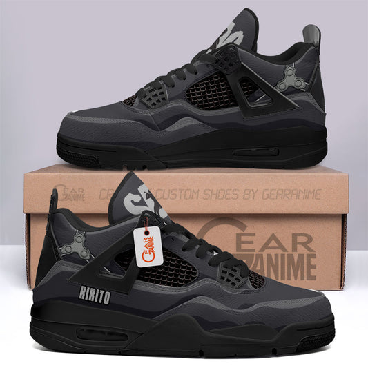 Kirito Anime Sneakers SAO Custom Personalized Shoes MN2903 - Gear Anime