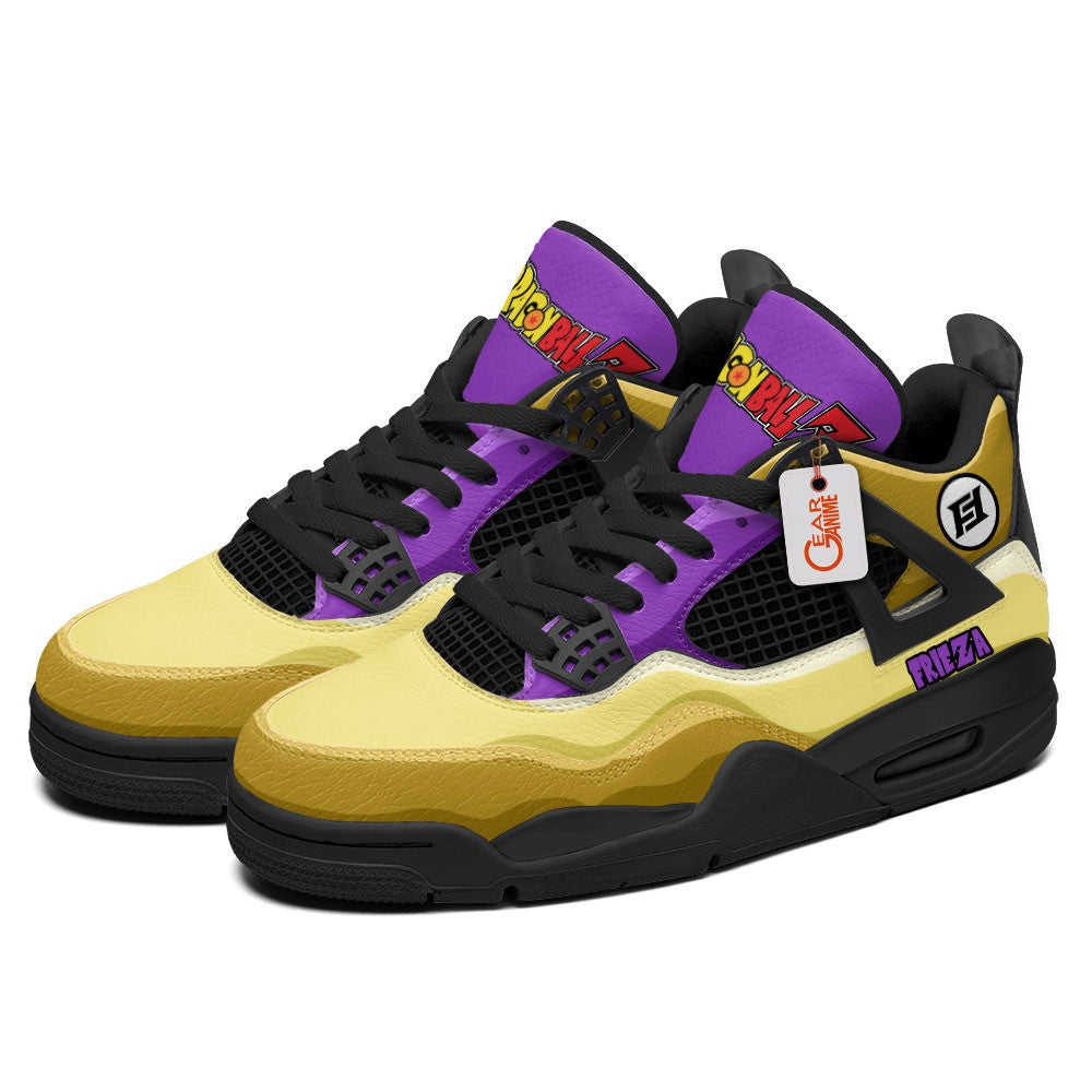Frieza Golden J4 Sneakers - Custom Anime Design