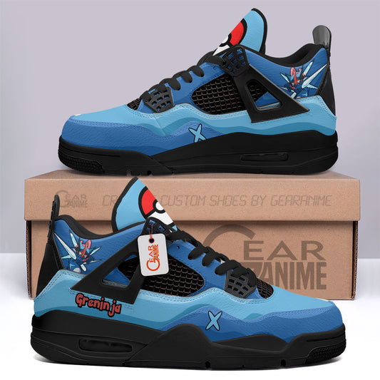 Greninja Anime Sneakers Custom Personalized Shoes MN2903 - Gear Anime