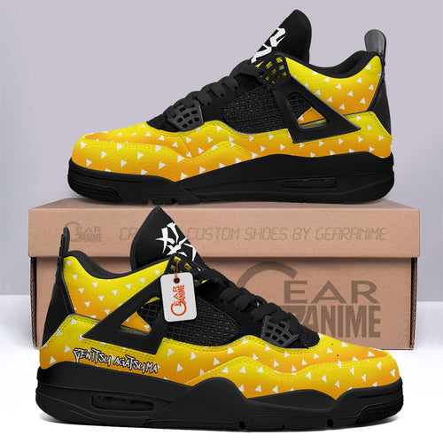 Zenitsu J4s Sneakers Anime Custom
