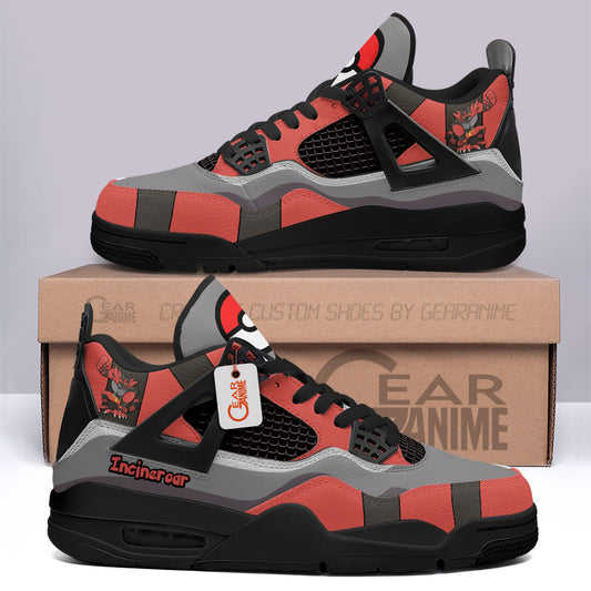 Incineroar Anime Sneakers Custom Personalized Shoes MN2903 - Gear Anime